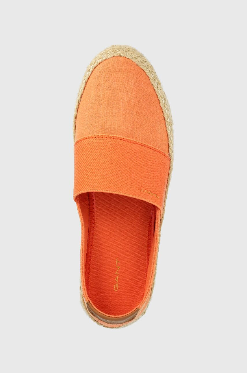 Gant Espadrilky Raffiaville oranžová barva 26569820.G49 - Pepit.cz