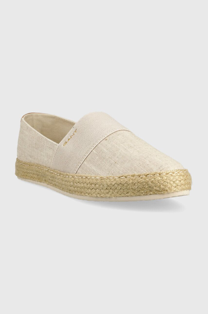 Gant Espadrilky Raffiaville béžová barva 26569820.G22 - Pepit.cz