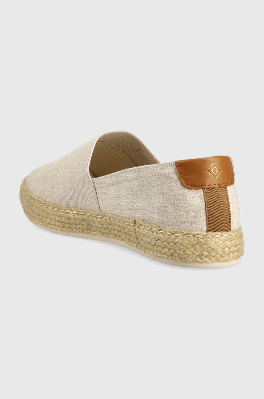 Gant Espadrilky Raffiaville béžová barva 26569820.G22 - Pepit.cz