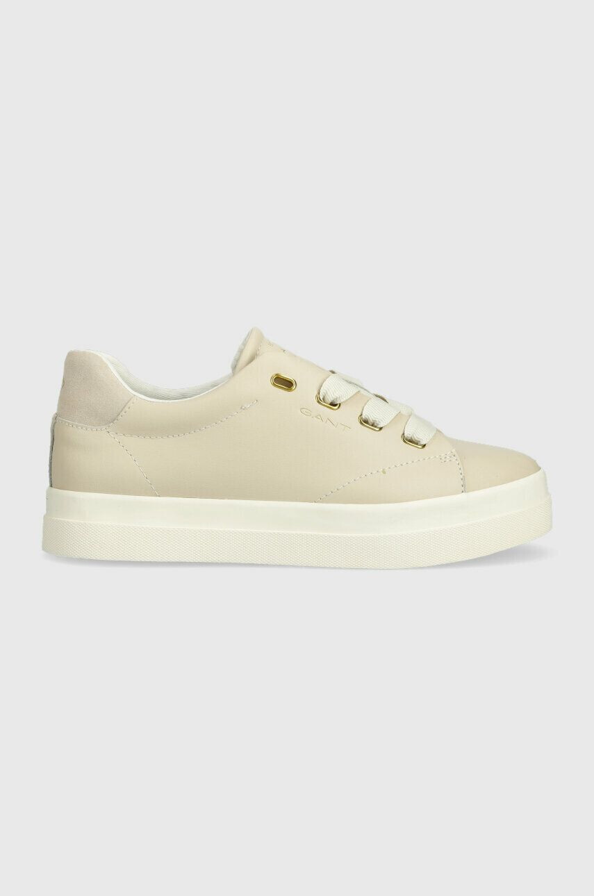 Gant Kožené sneakers boty Avona béžová barva 26531917.G125 - Pepit.cz