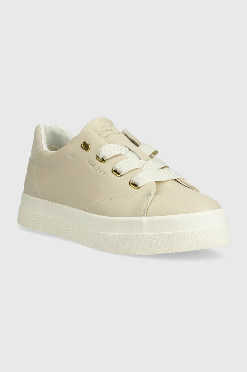 Gant Kožené sneakers boty Avona béžová barva 26531917.G125 - Pepit.cz