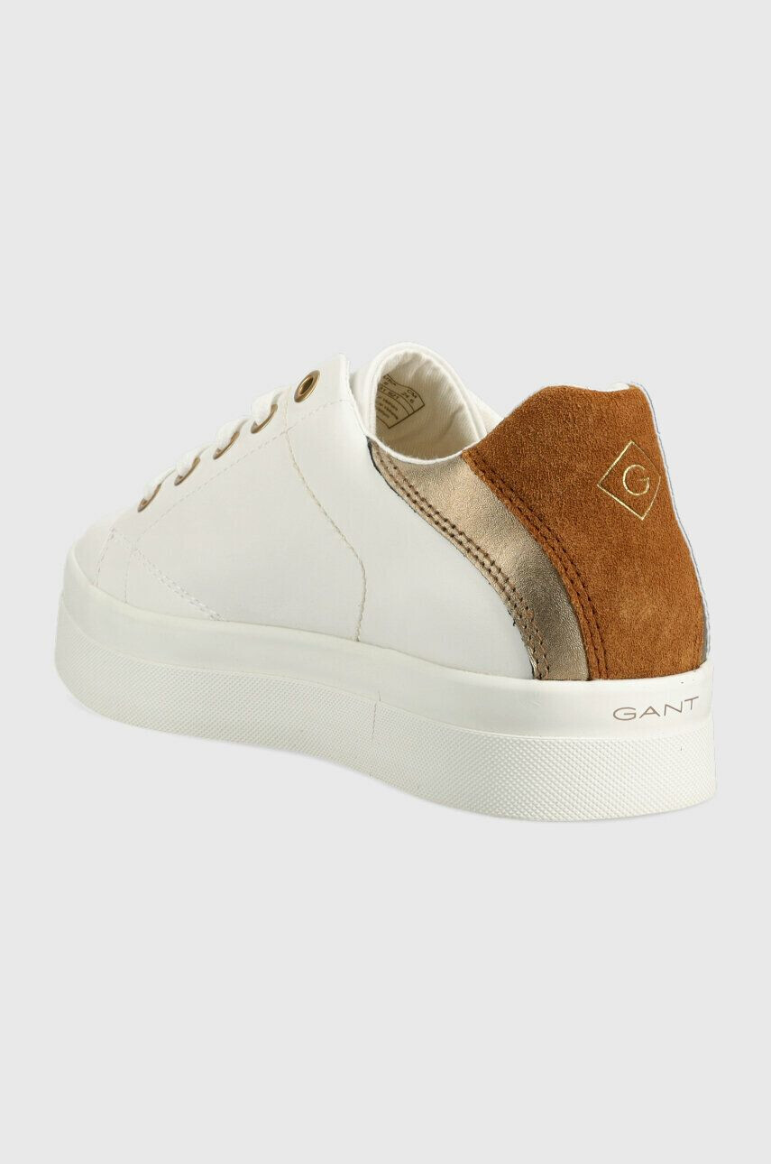 Gant Kožené sneakers boty Avona bílá barva 26531921.G235 - Pepit.cz