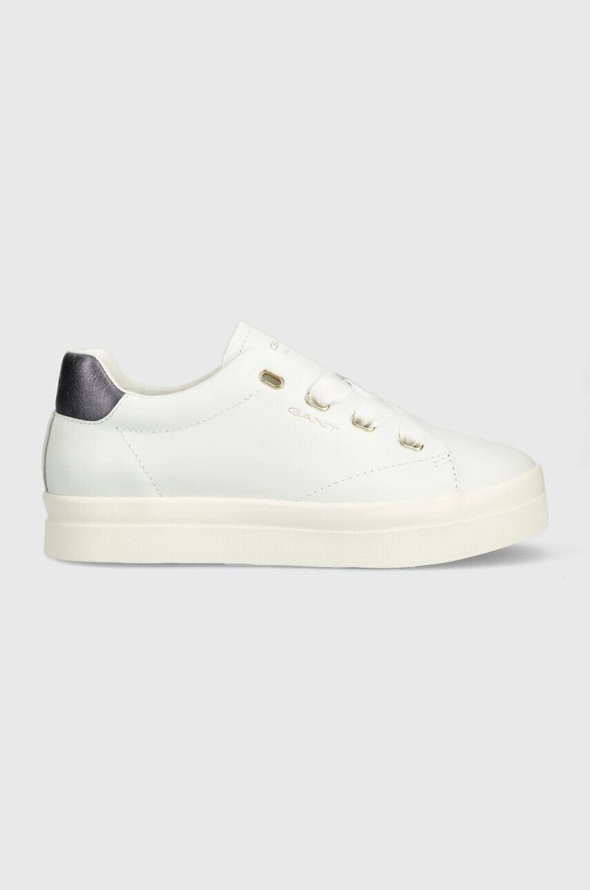 Gant Kožené sneakers boty Avona bílá barva 26531918.G278 - Pepit.cz