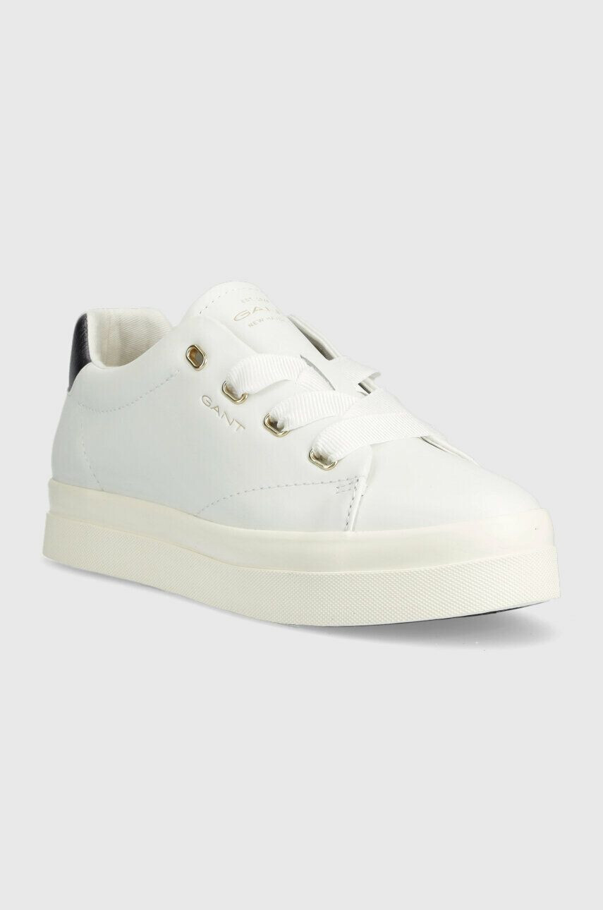 Gant Kožené sneakers boty Avona bílá barva 26531918.G278 - Pepit.cz