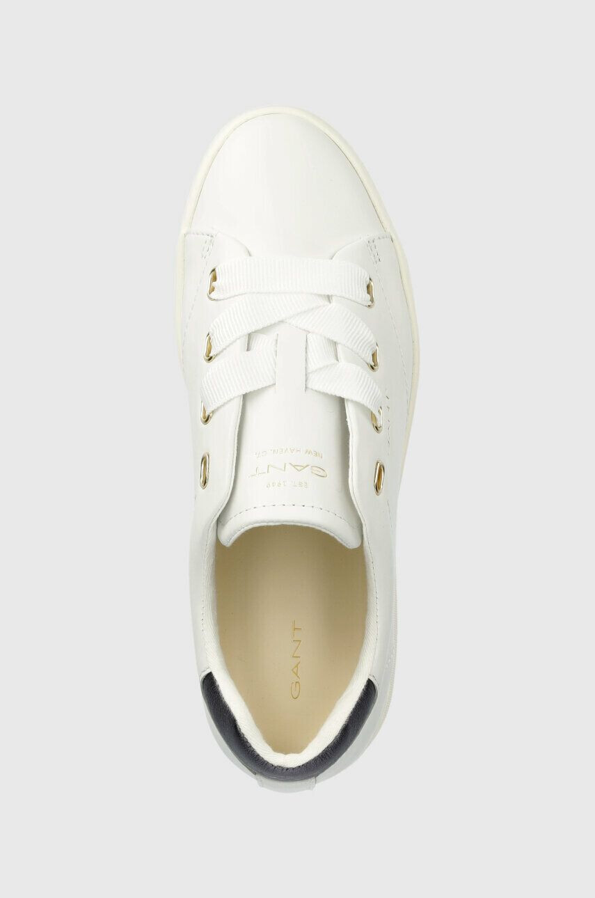 Gant Kožené sneakers boty Avona bílá barva 26531918.G278 - Pepit.cz