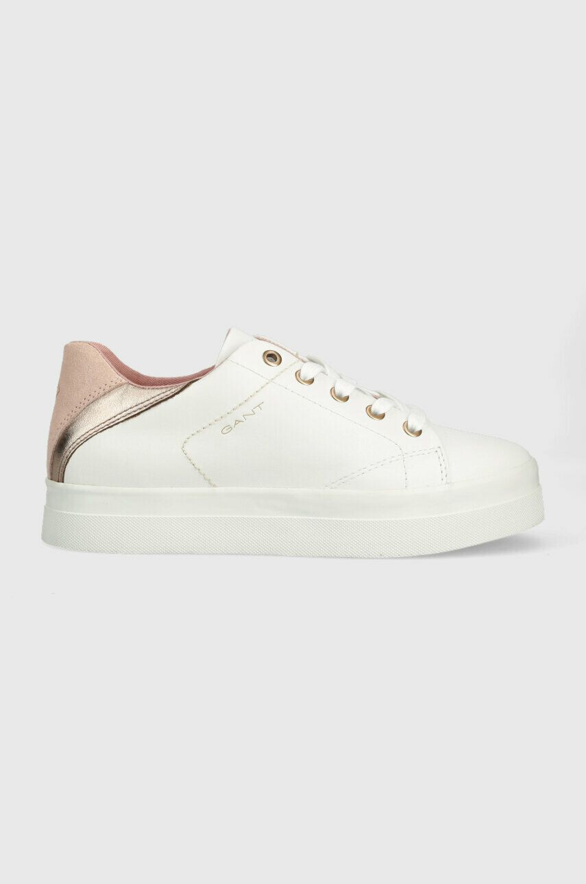 Gant Kožené sneakers boty Avona bílá barva 26531921.G268 - Pepit.cz