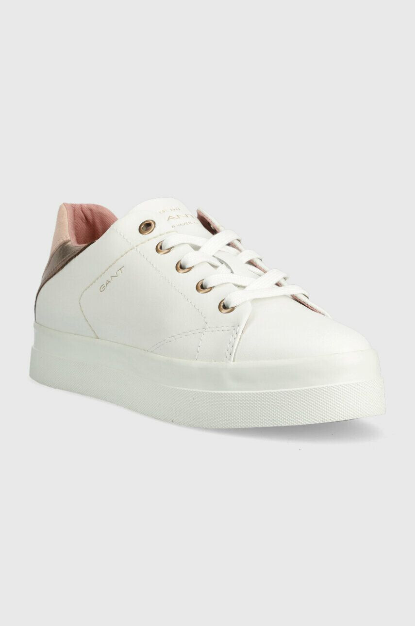 Gant Kožené sneakers boty Avona bílá barva 26531921.G268 - Pepit.cz