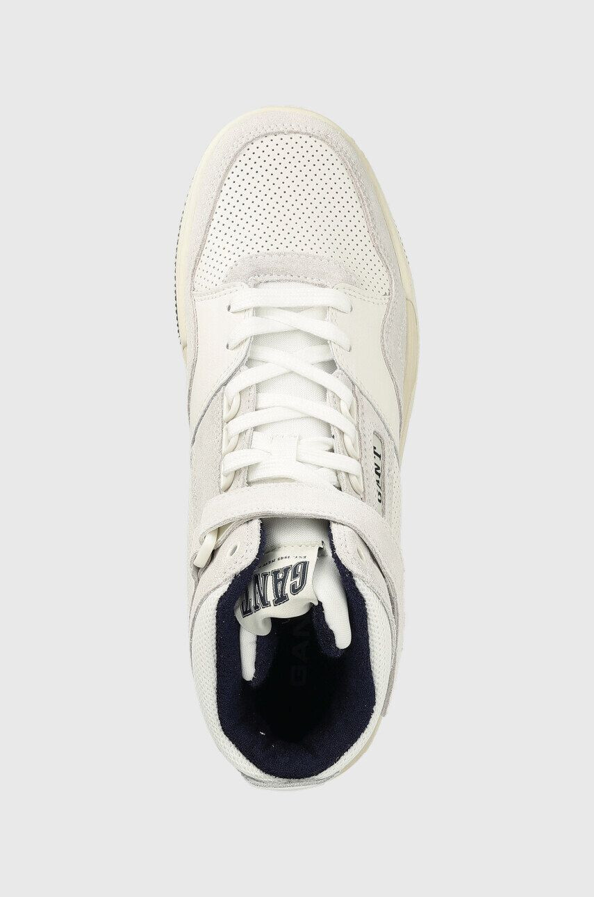 Gant Kožené sneakers boty Brookpal bílá barva - Pepit.cz