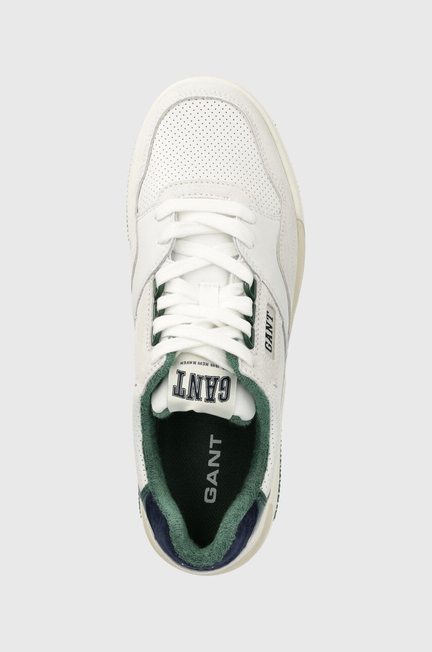 Gant Kožené sneakers boty Brookpal bílá barva - Pepit.cz