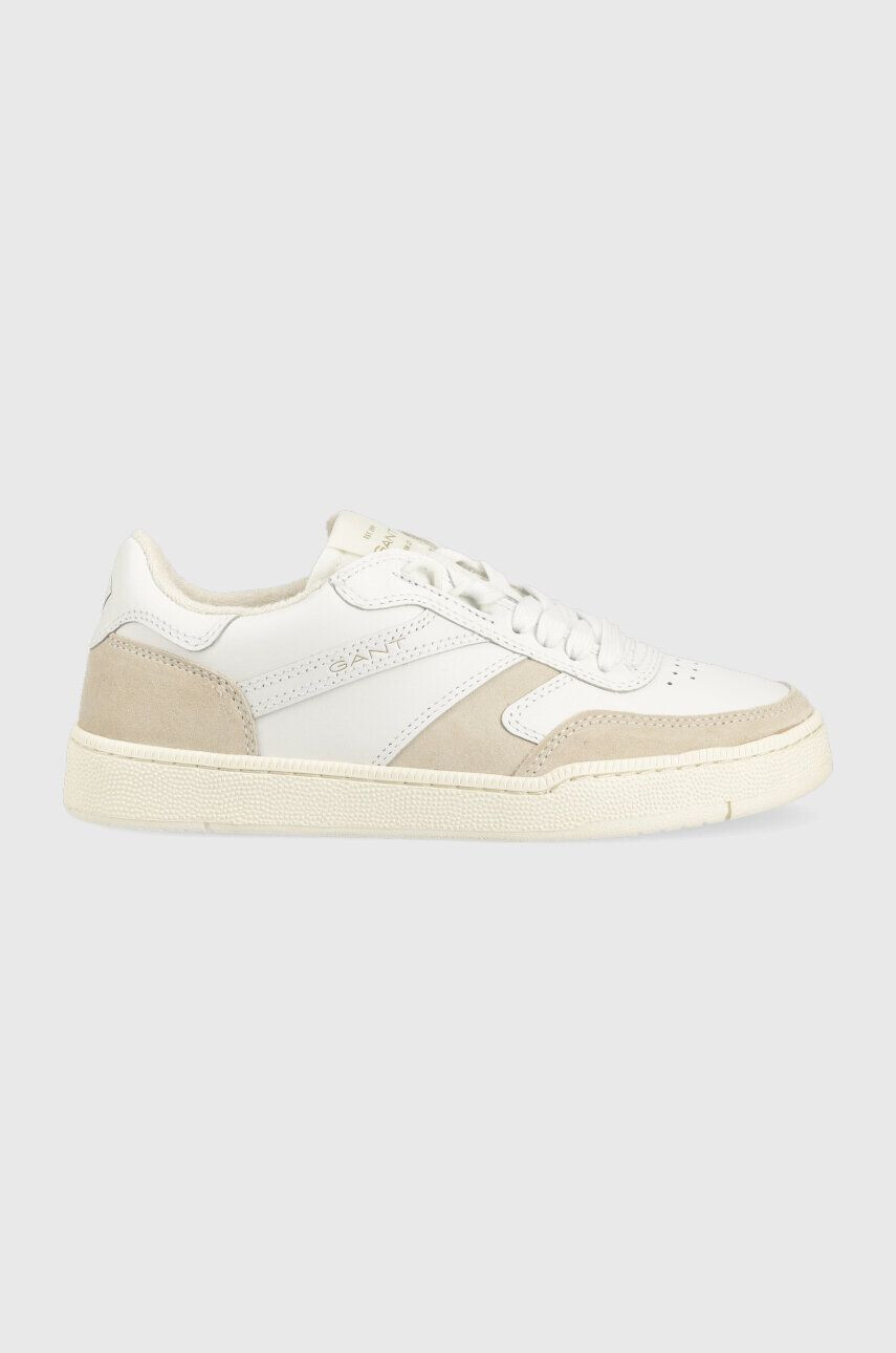 Gant Kožené sneakers boty Evoony bílá barva 26531798.G265 - Pepit.cz