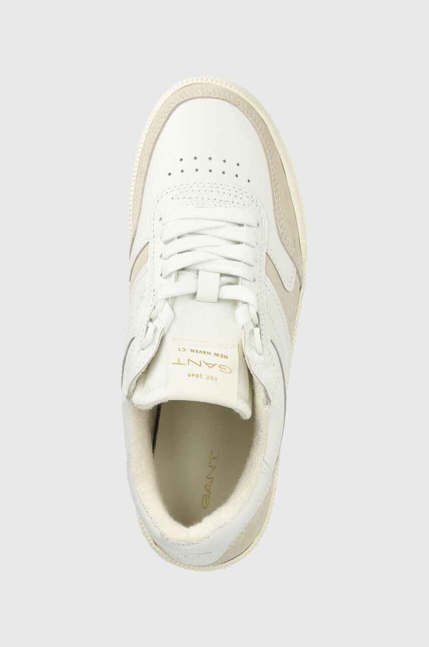 Gant Kožené sneakers boty Evoony bílá barva 26531798.G265 - Pepit.cz