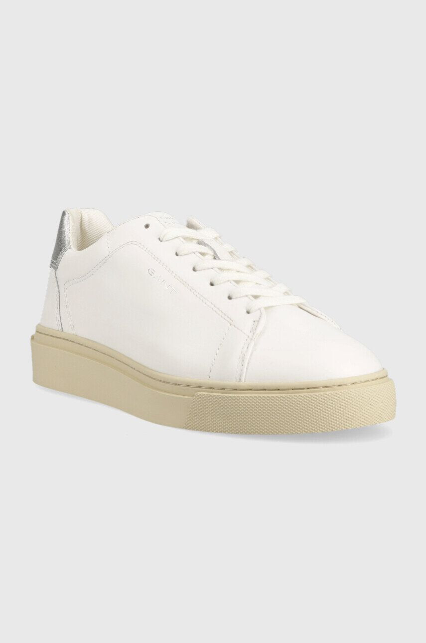 Gant Kožené sneakers boty Julice bílá barva - Pepit.cz