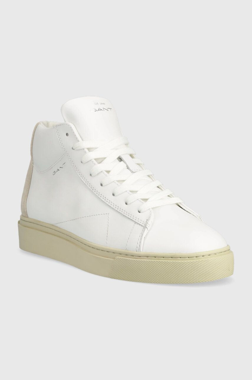 Gant Kožené sneakers boty Julice bílá barva - Pepit.cz