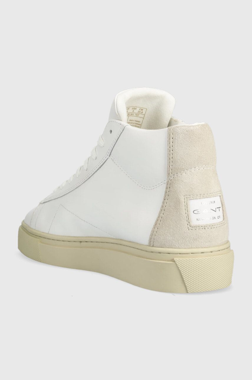 Gant Kožené sneakers boty Julice bílá barva - Pepit.cz