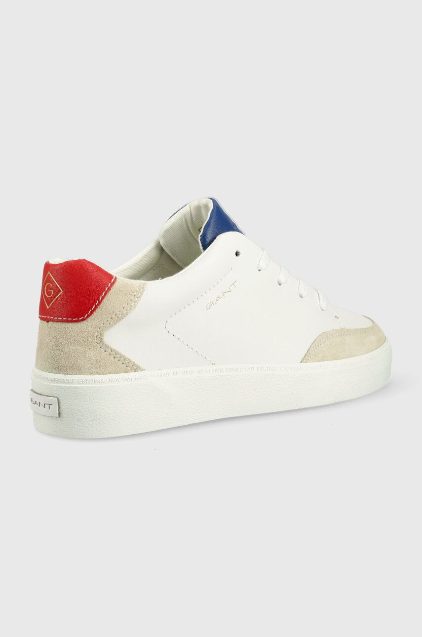 Gant Kožené sneakers boty Lagalilly bílá barva - Pepit.cz