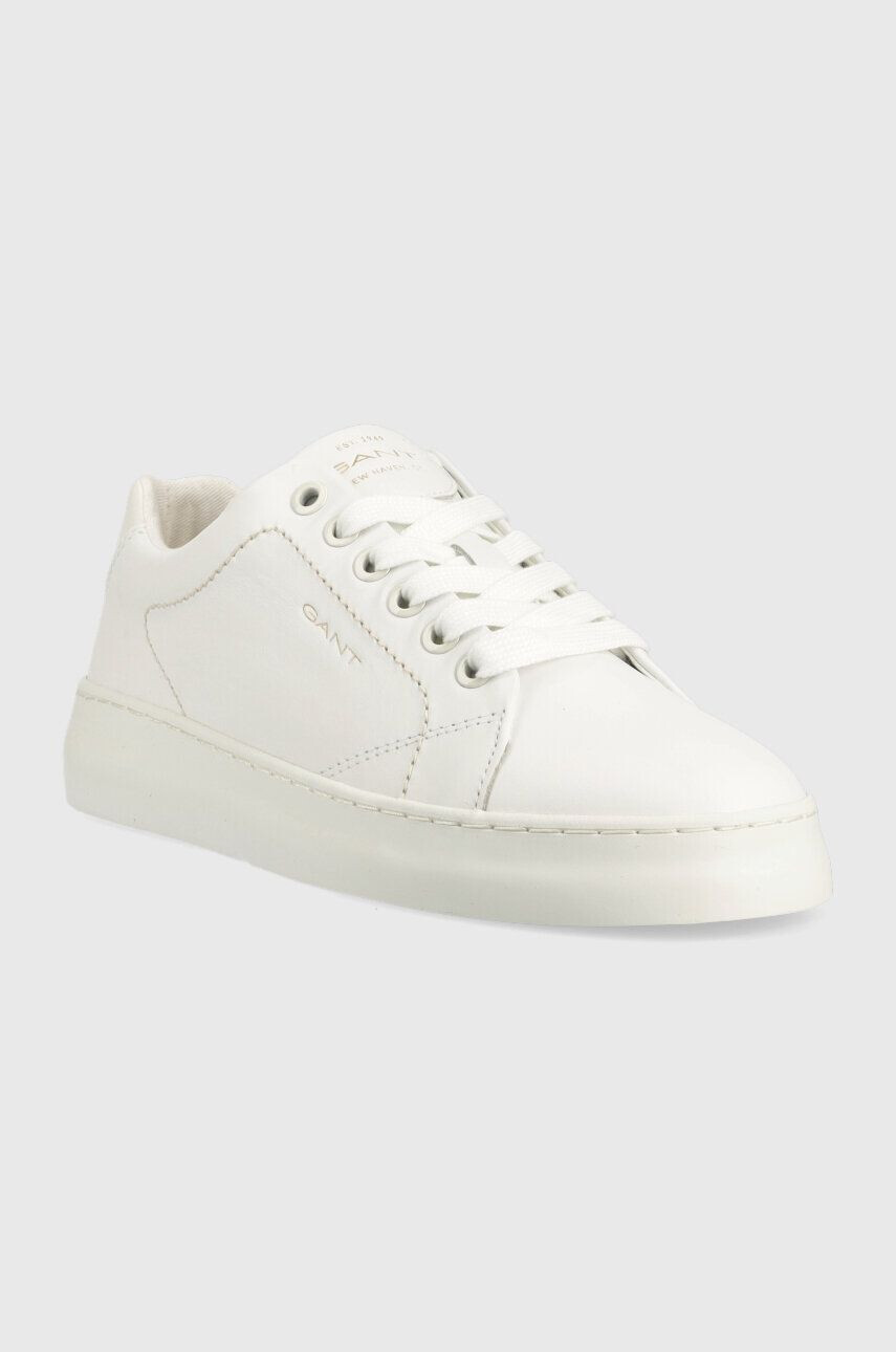 Gant Kožené sneakers boty Lawill bílá barva 26531923.G29 - Pepit.cz