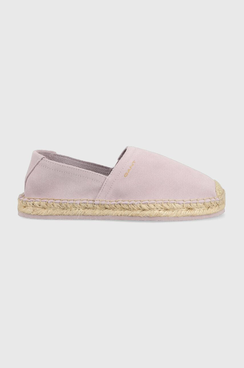 Gant Semišové espadrilky Lucinella fialová barva 26563811.G595 - Pepit.cz