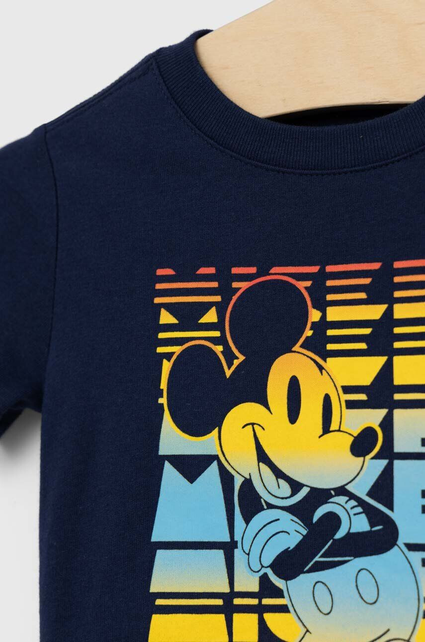 Gap Dětská bavlněná souprava x Disney tmavomodrá barva - Pepit.cz