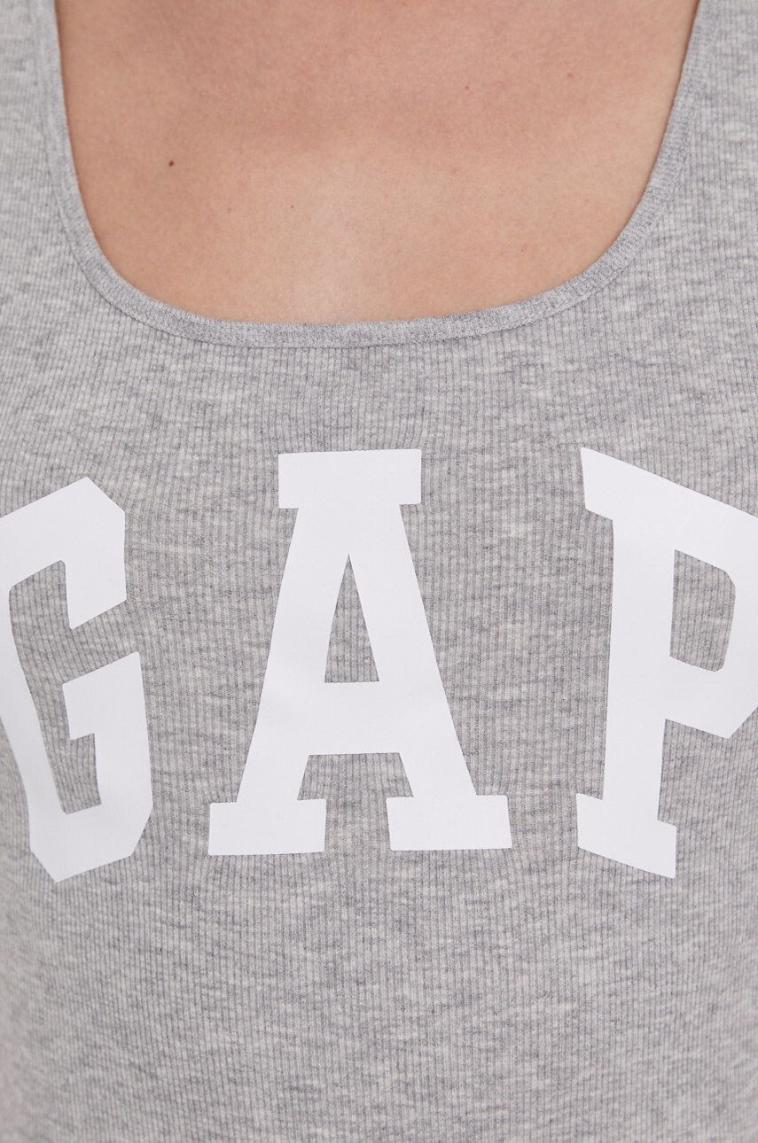 Gap Top (2-pack) dámský šedá barva - Pepit.cz