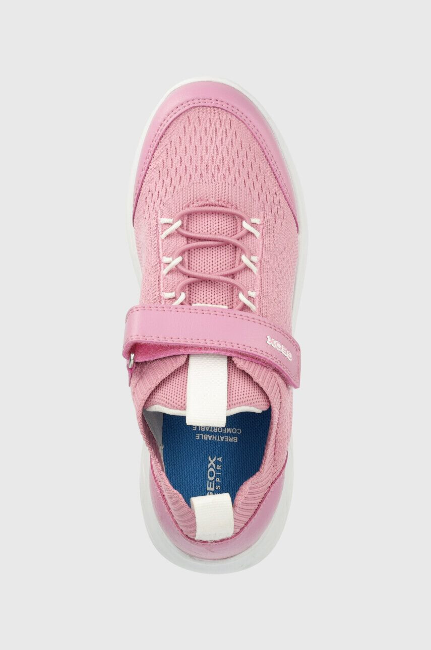 Geox Dětské sneakers boty růžová barva - Pepit.cz