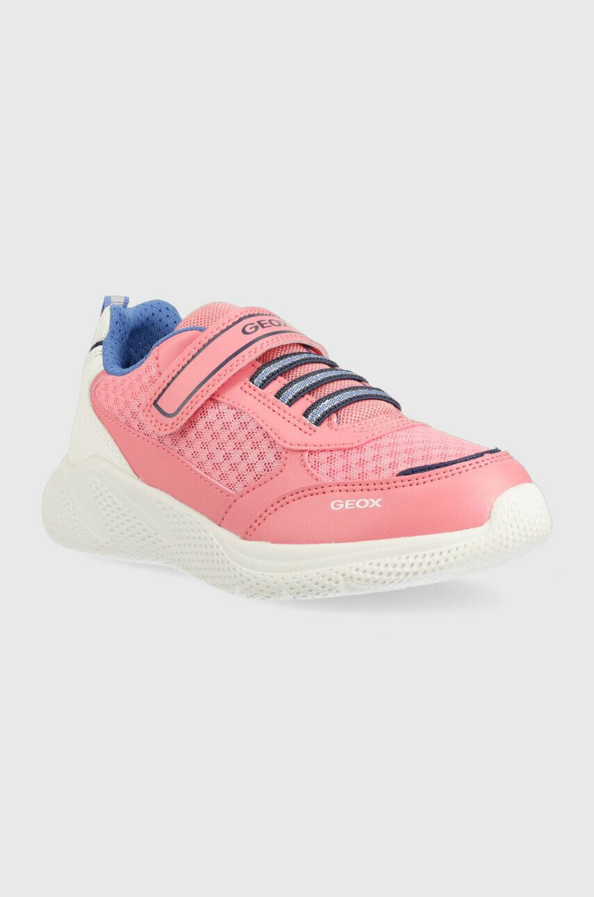 Geox Dětské sneakers boty oranžová barva - Pepit.cz