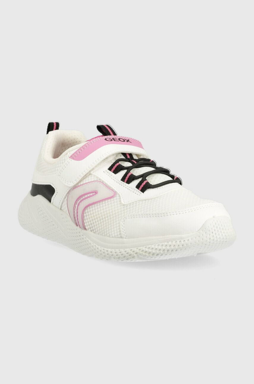 Geox Dětské sneakers boty bílá barva - Pepit.cz