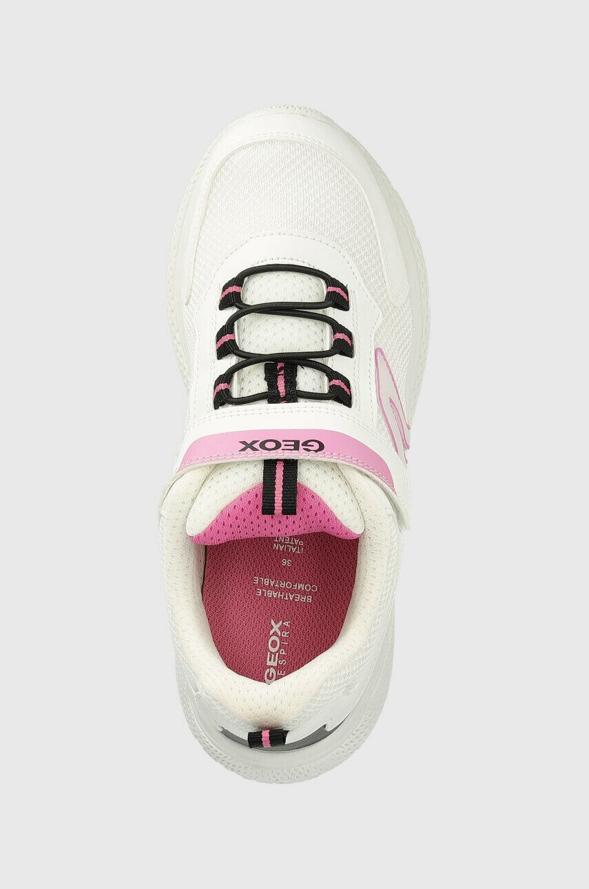 Geox Dětské sneakers boty bílá barva - Pepit.cz