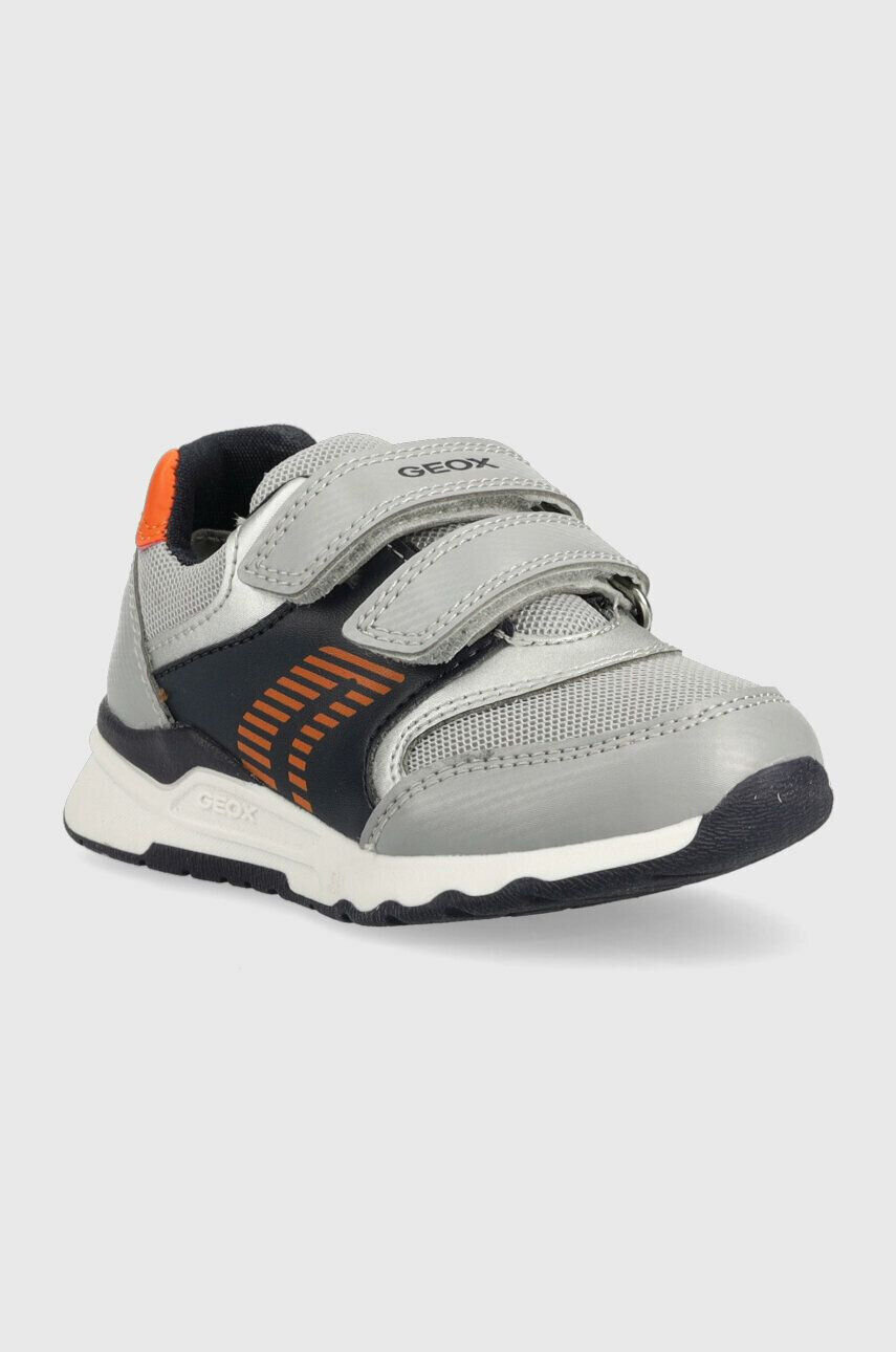 Geox Dětské sneakers boty šedá barva - Pepit.cz