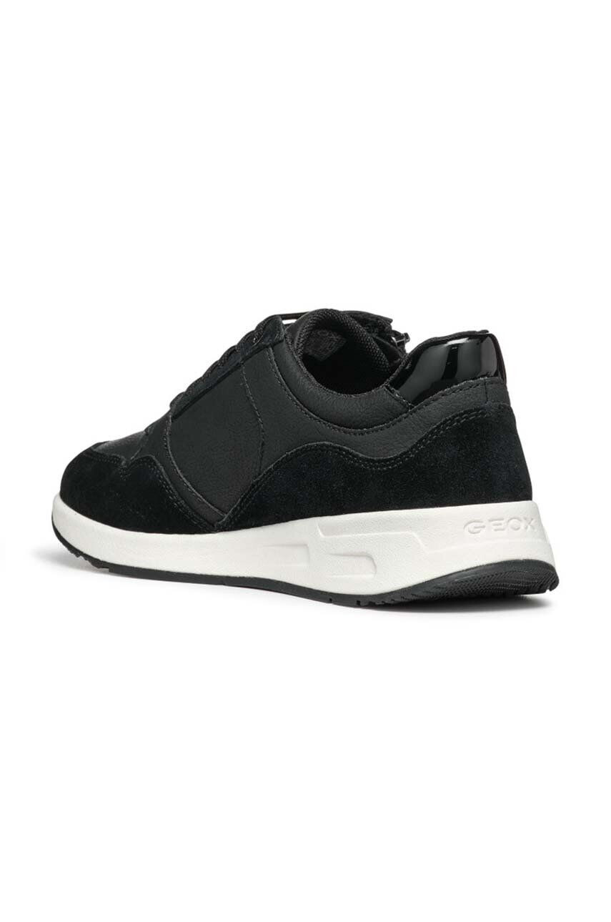 Geox Kožené sneakers boty D BULMYA B černá barva D36NQB 0EK22 C9999 - Pepit.cz