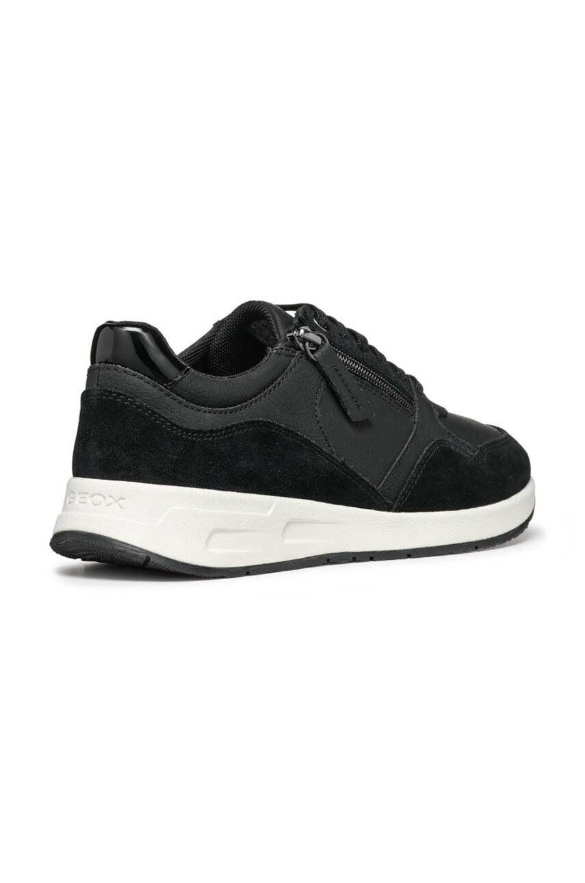 Geox Kožené sneakers boty D BULMYA B černá barva D36NQB 0EK22 C9999 - Pepit.cz