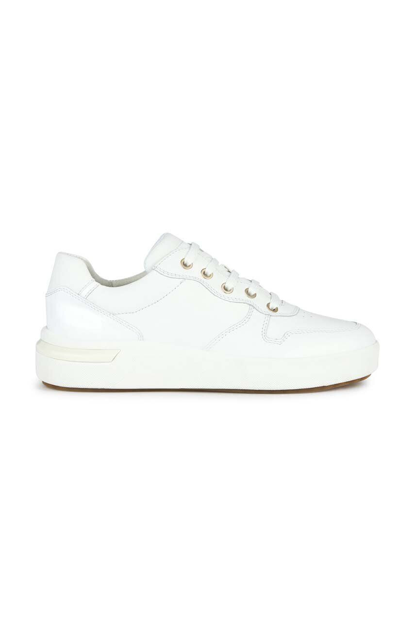 Geox Kožené sneakers boty D DALYLA A bílá barva D35QFA 08502 C1000 - Pepit.cz