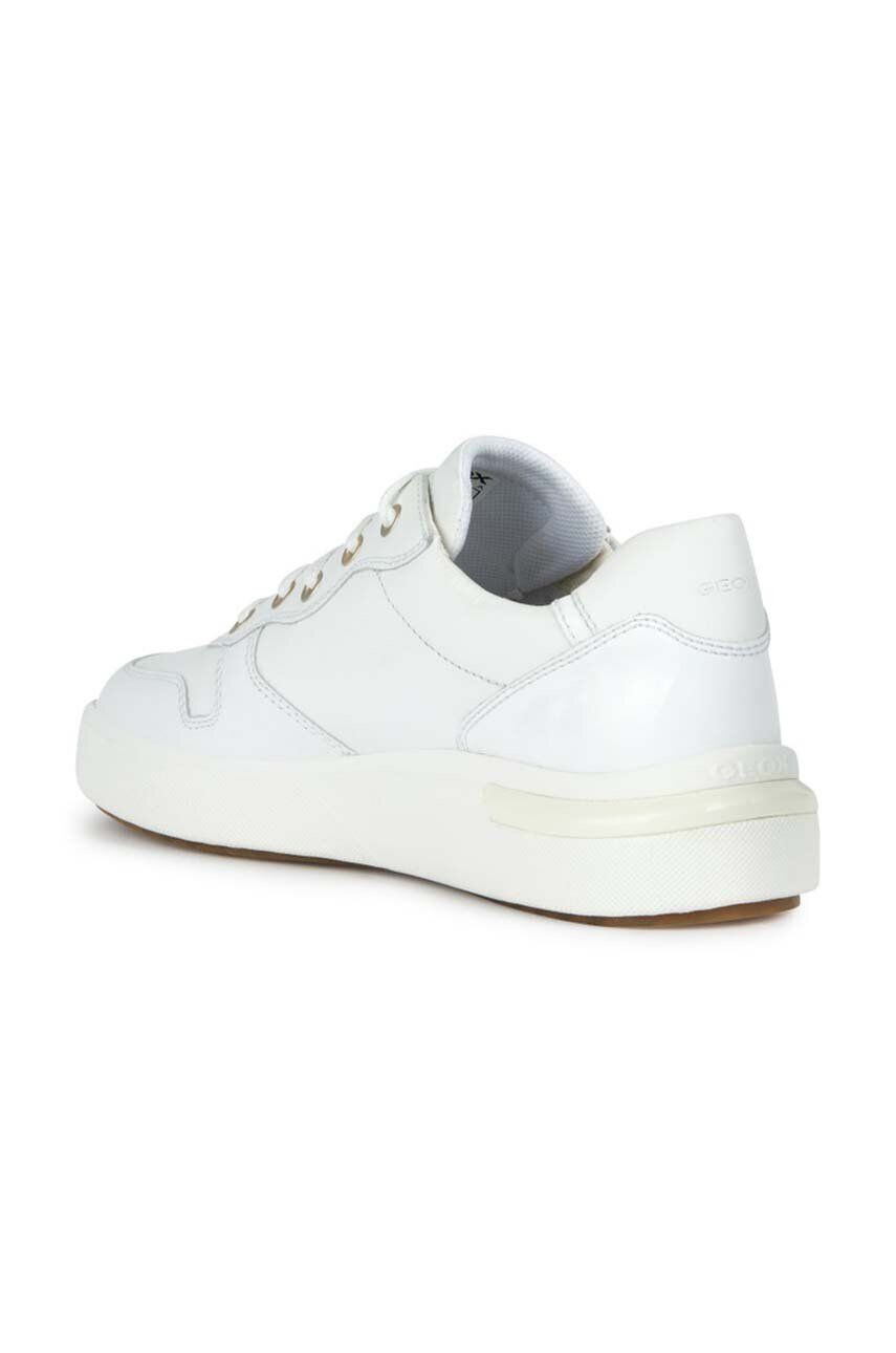 Geox Kožené sneakers boty D DALYLA A bílá barva D35QFA 08502 C1000 - Pepit.cz