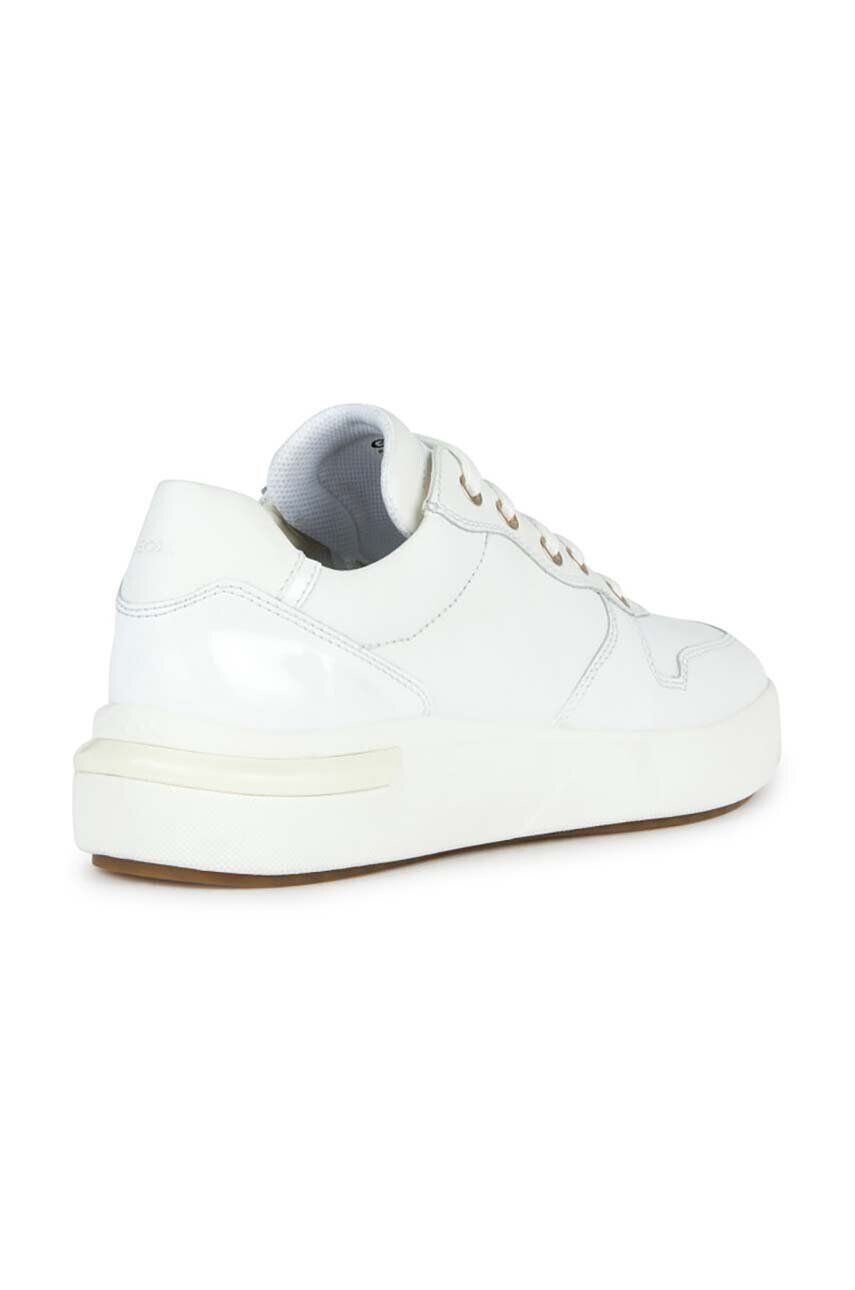 Geox Kožené sneakers boty D DALYLA A bílá barva D35QFA 08502 C1000 - Pepit.cz