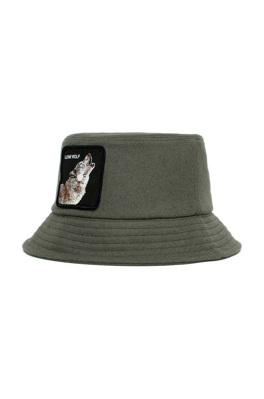 Goorin Bros Klobouk Wolf Heat zelená barva vlněný - Pepit.cz