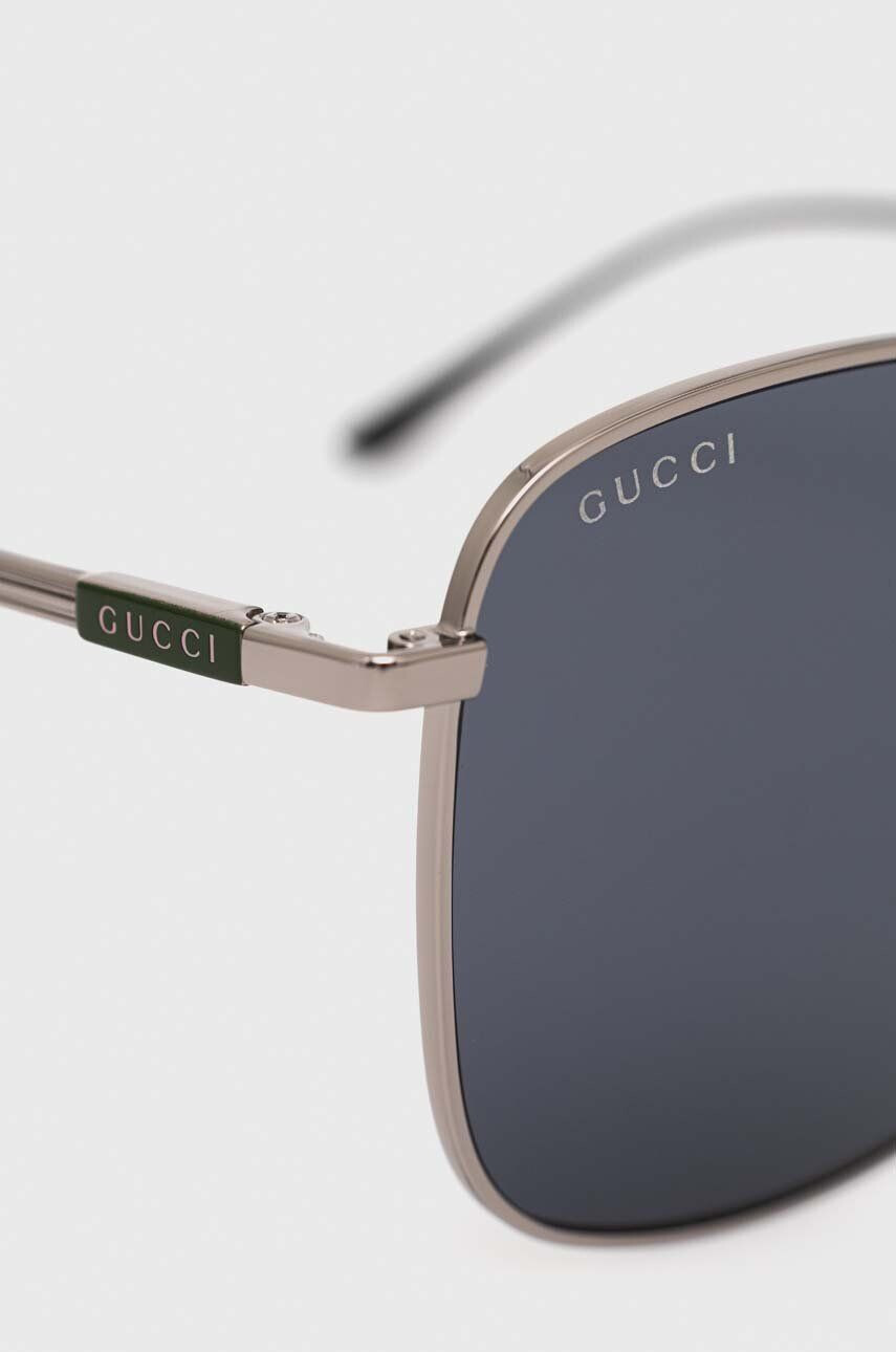 Gucci Sluneční brýle pánské šedá barva - Pepit.cz