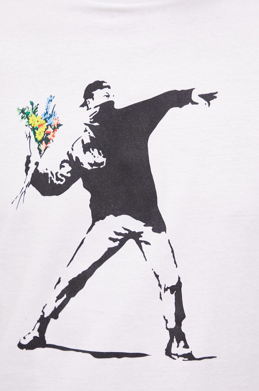 Guess Bavlněné tričko x Banksy - Pepit.cz