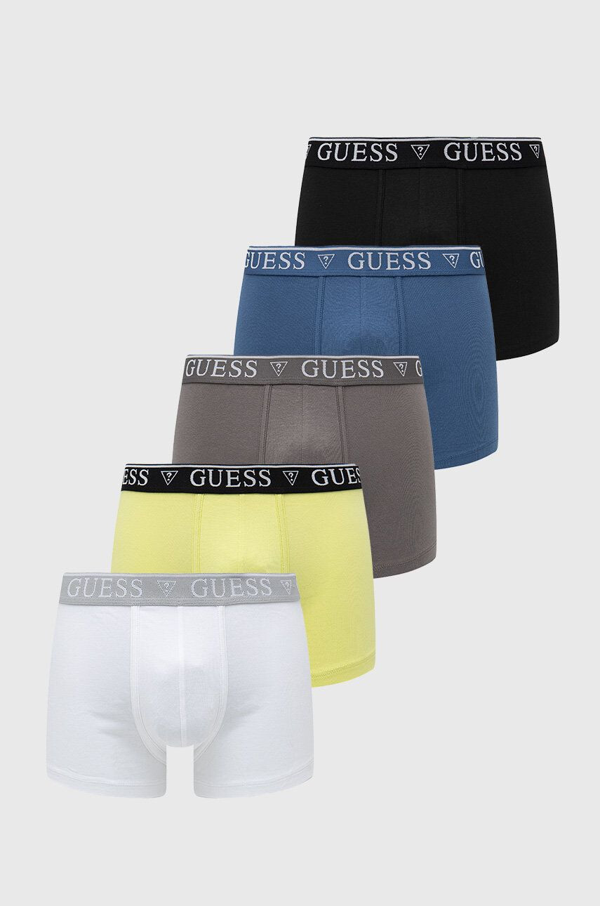 Guess Boxerky 5-pack pánské černá barva - Pepit.cz