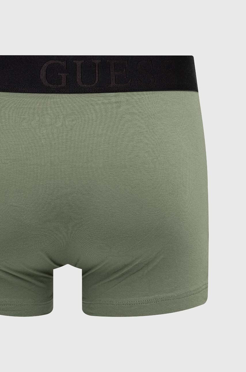 Guess Boxerky pánské zelená barva - Pepit.cz