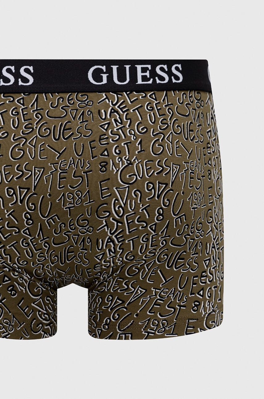 Guess Boxerky 3-pack pánské zelená barva - Pepit.cz