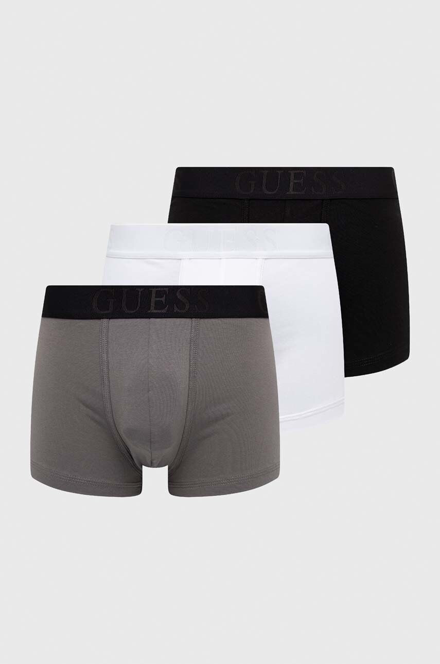 Guess Boxerky 3-pack pánské bílá barva - Pepit.cz