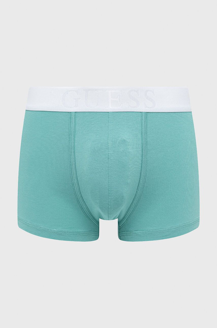 Guess Boxerky 3-pack pánské zelená barva - Pepit.cz