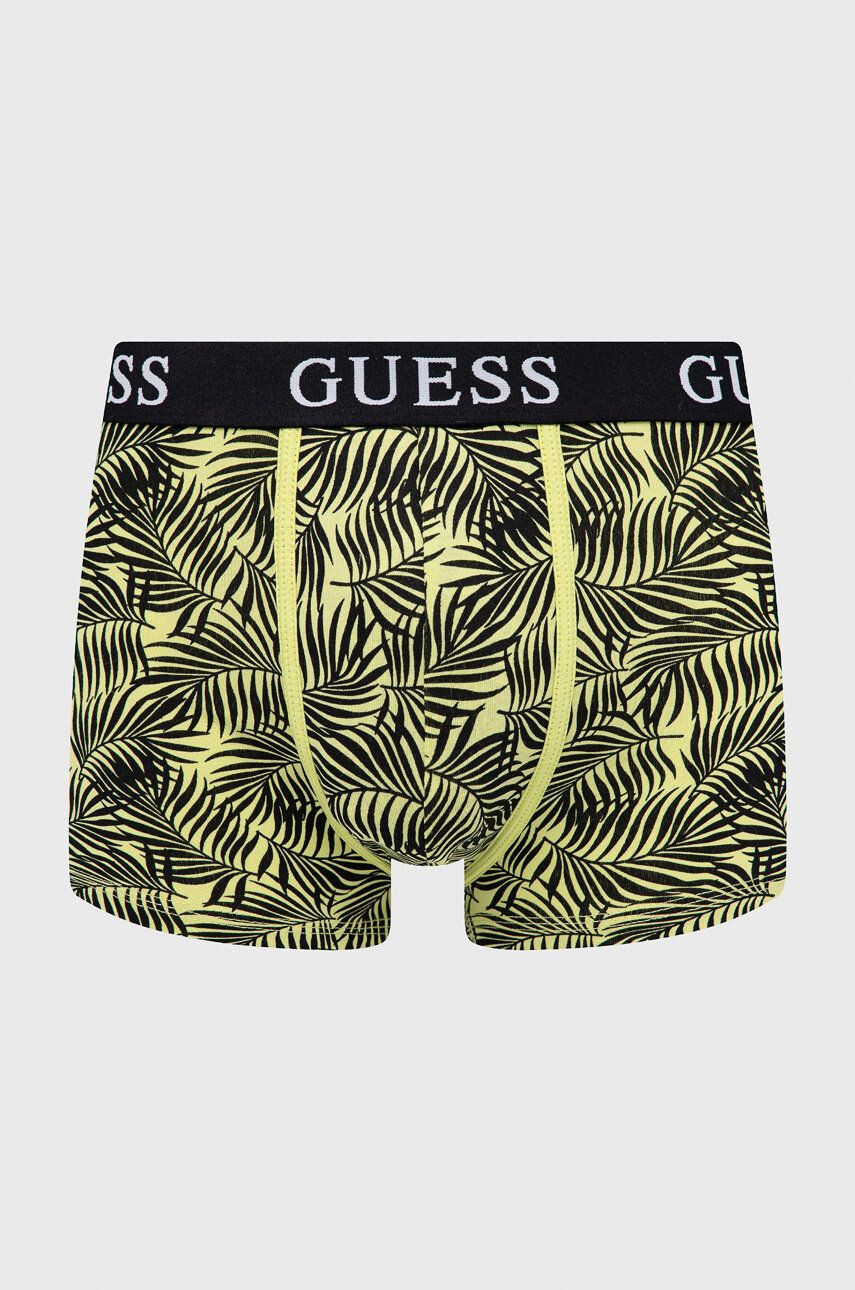 Guess Boxerky 3-pack pánské zelená barva - Pepit.cz