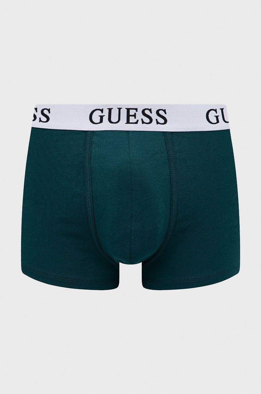 Guess Boxerky 3-pack pánské zelená barva - Pepit.cz