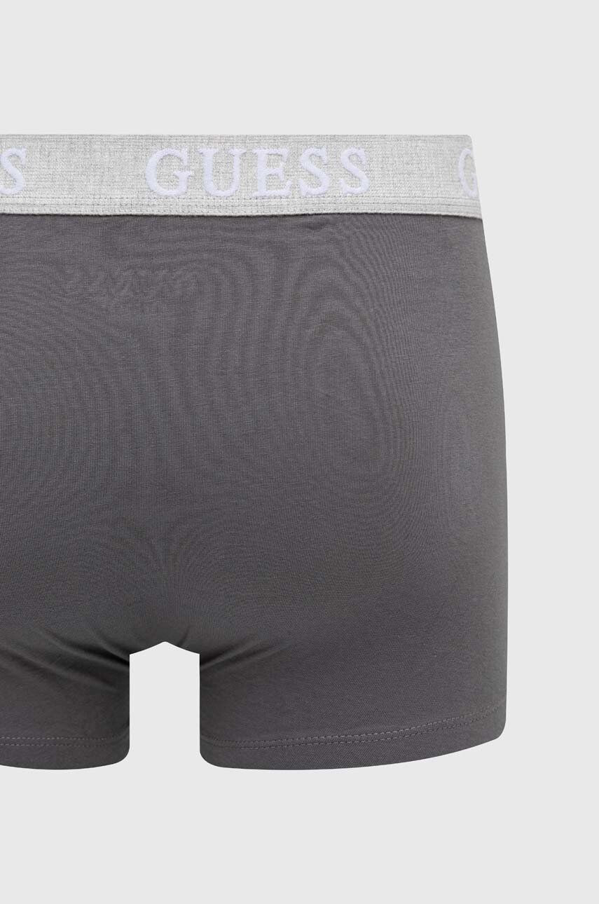 Guess Boxerky 3-pack pánské šedá barva - Pepit.cz