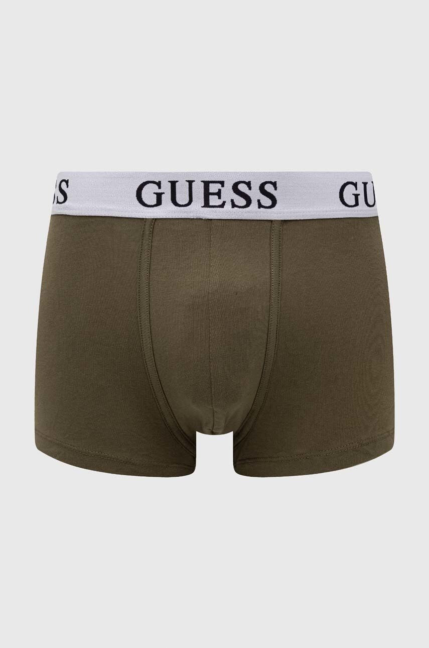 Guess Boxerky 3-pack pánské zelená barva - Pepit.cz