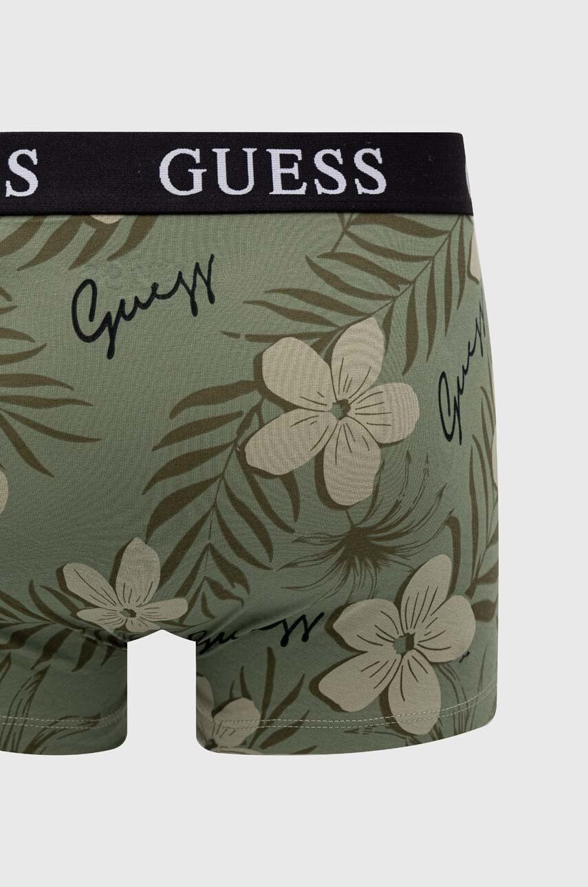 Guess Boxerky 3-pack pánské zelená barva - Pepit.cz