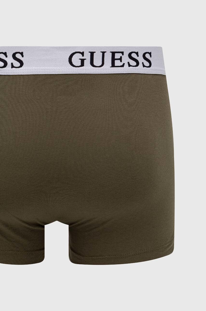 Guess Boxerky 3-pack pánské zelená barva - Pepit.cz