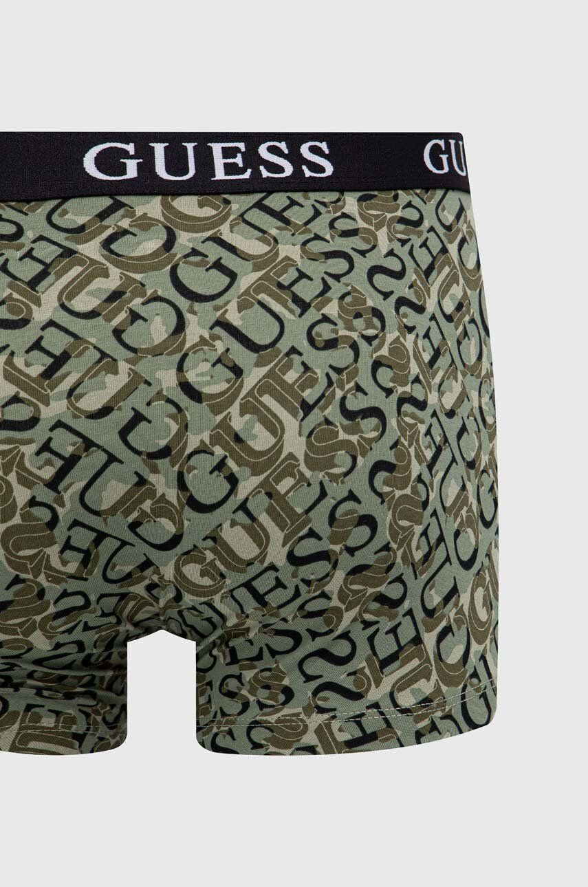 Guess Boxerky 3-pack pánské zelená barva - Pepit.cz