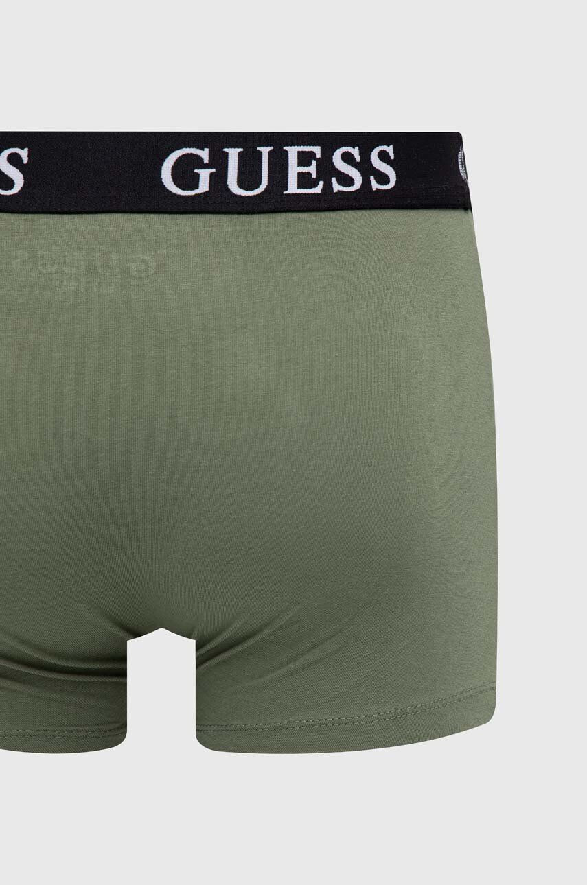 Guess Boxerky 3-pack pánské zelená barva - Pepit.cz