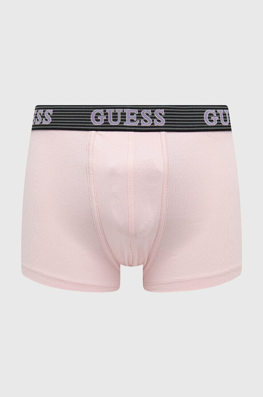 Guess Boxerky 3-pack pánské fialová barva - Pepit.cz